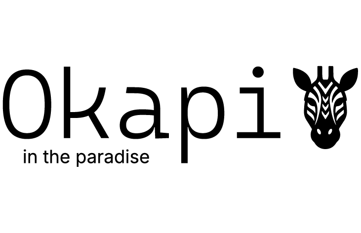 logo okapi in the paradise